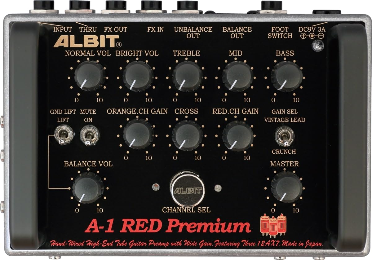 ギター ALBIT Guitar Pre-Amp A-1 RED Premium Amazon.co.jp: ALBIT/A-1 RED Premium GUITAR PRE-AMP プリアンプ